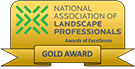 Logo - National Association of Landscape Professionals Awards of Excellence Gold Winner 2020